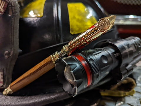 Brass Firefighter Pen